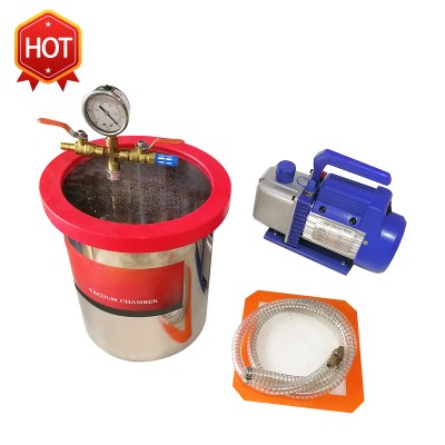 Vacuum Chamber with Pump 5 Gallon Kit Bho