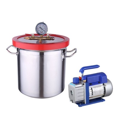 High Quality Vacuum Chamber 3 Gal Stainless Steel Degassing Chamber with Vacuum